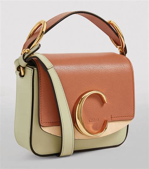 chloe bag c bag|designer bag with c logo.